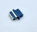 Adapter LC/UPC QD SM OS2 With Flange Blue