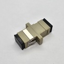 Adapter SC/UPC SX MM  With Flange Beige